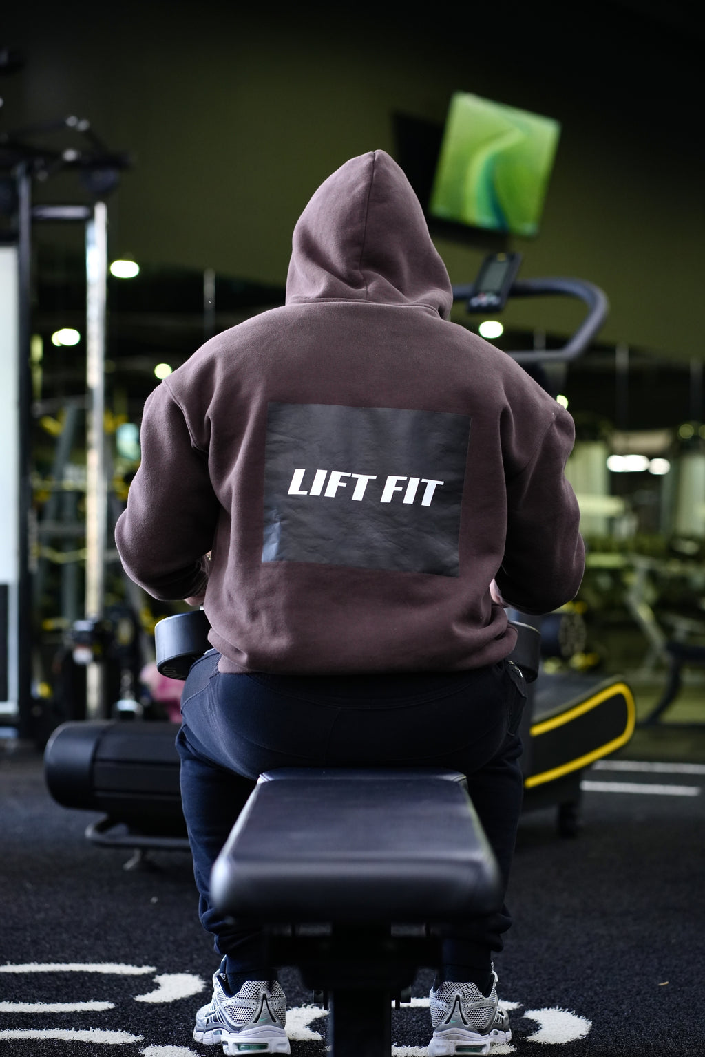 Oversized Fleece Hoodie - Chocolate