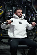 Oversized Fleece Hoodie - Oat Grey